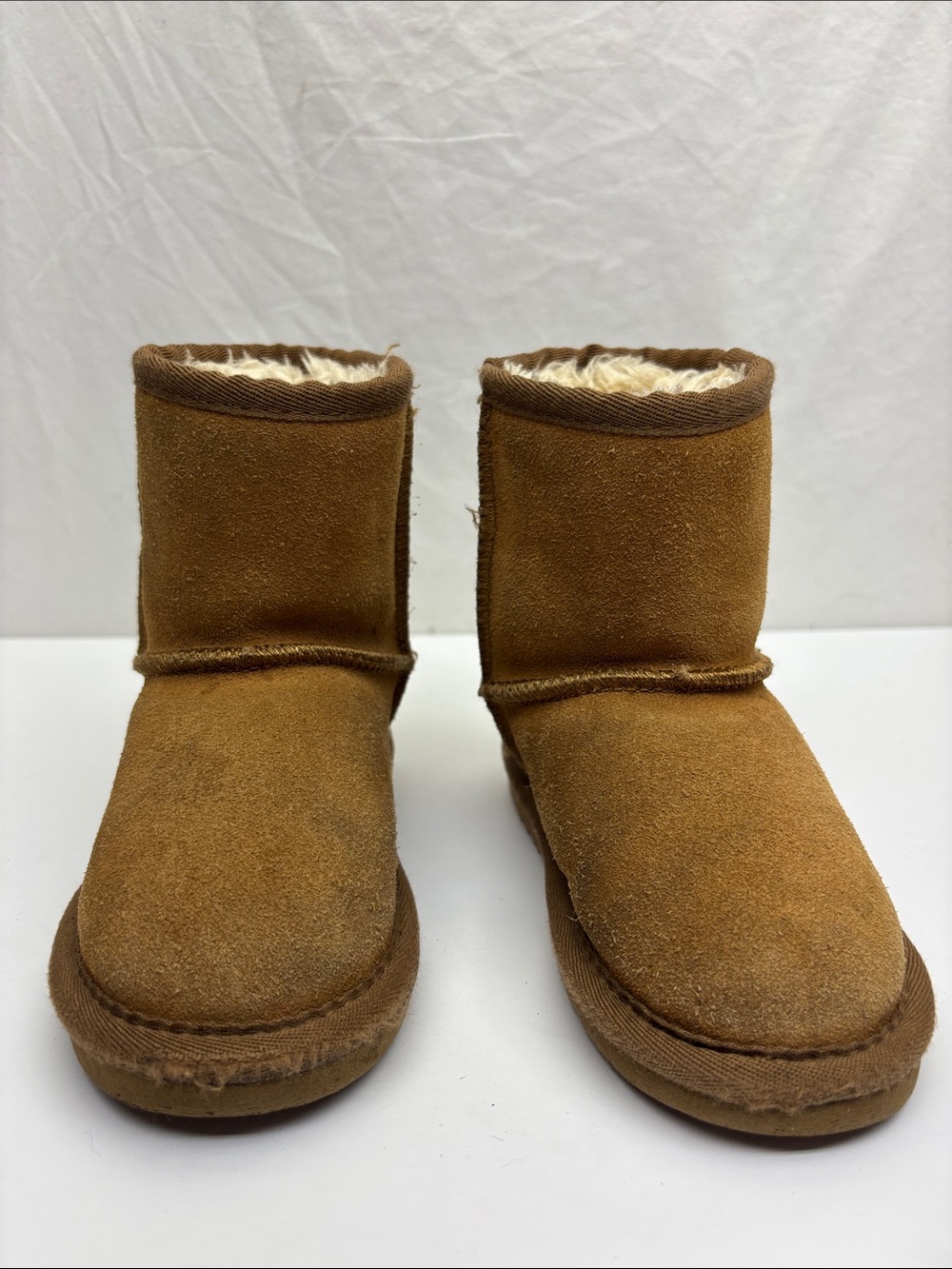 Cozy Kids Brown Suede Lined Winter Boots, size 6 for baby’s, box 73